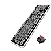 Produktbild Snifgoij Mechanische Tastatur Welle Kirschwelle Retro Schreibmaschine Keycap 104 Schlüssel Kabel Multimedia Tastatur Wireless Keyboard Und Maus,C