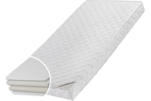 Kids Collective Matelas Enfant 90 x 200 cm en Latex Deluxe avec Housse à l'aloe Vera et Deux degrés de dureté - Épaisseur 10 cm - Matelas pour lit d'enfant -Poids jusqu'à 60 kg