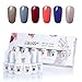 Elite99 Soak Off Gel Nail Polish 8ML UV LED Varnish Manicure 6 Colours Set C014