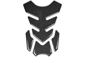 4R Quattroerre.it 18169 Tankpad 3D Motorrad Tankschutz Full Carbon, 19 x 13 cm