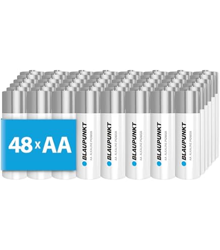 Tesla Black+ AA Alkaline Batterie – Langlebig, Auslaufsicher, 10 Jahre Haltbarkeit, Für Fernbedienungen & Spielzeug