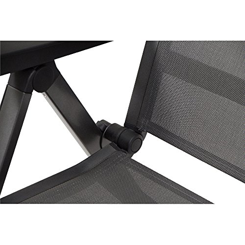 MWH 879308 Elements Klappsessel anthrazit/anthrazit Alu-Gestell, Textilgewebe - 6