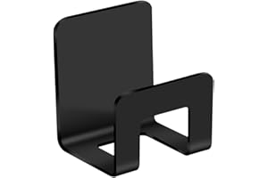 POVANJER Estante de secado de esponja – Soporte de acero inoxidable para fregadero | Gancho de almacenamiento adhesivo para paños de cocina, suministros de estante de limpieza para esponjas de cepillo