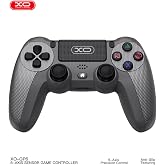 XO-GP6 Bluetooth ve Kablolu Oyun Kolu | PS4, PC, iOS, Android ve PS3 Uyumlu &Ccedil;ift Titreşimli Kablosuz Gamepad, 6 Eksen Jirosko