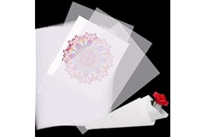 QZOSZ Transparentpapier A4, 120 Blatt Weiß Pauspapier Transparent Architektenpapier DIN A4 Tracing Paper Durchsichtiges Papier 17g (210x297mm), Klar Malpapier Seidenpapier für Maler Architekten zum Zeichnen