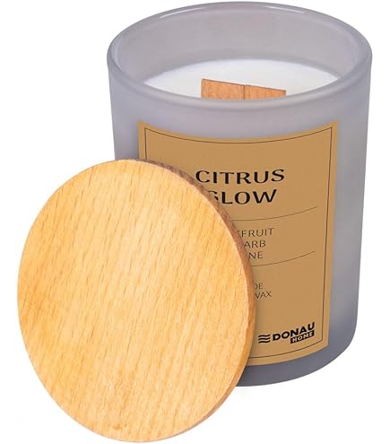 Candela Profumata Cocorrína In Vaso - Fragranza 'Esplosione Di Pulito' | Cera Di Soia Naturale, Durata 46 Ore | 420g - Foto 4