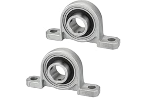 OLRWSLG 2 Stück Lager Stehlager KP004 Inner Ball Montiert Stehlager Einsatzlager Zinklegierung Gelenklag Stehlagereinheit Stehlager(Innendurchmesser 20mm)