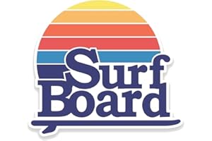 JAPANSAI Pegatina Surf Camper van Furgoneta 4x4 | Colorida SurfBoard para Coche Moto | Medidas: 15,2 x 16,9 cm | Decoración Camper Furgoneta Van Coche Moto Motocicleta Caravana