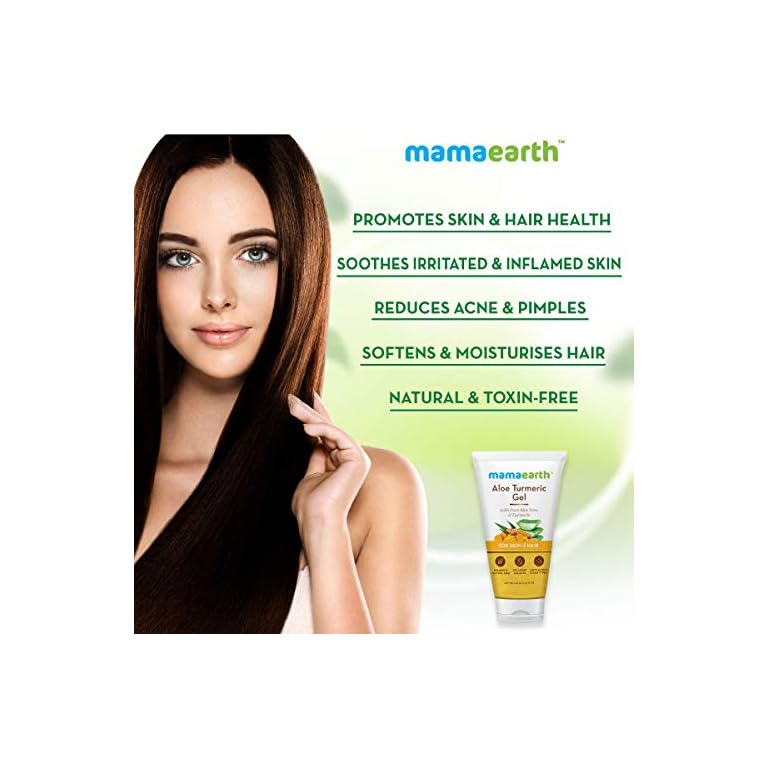 Mamaearth Aloe Turmeric Gel From 100 Pure Aloe Vera For Face, Skin