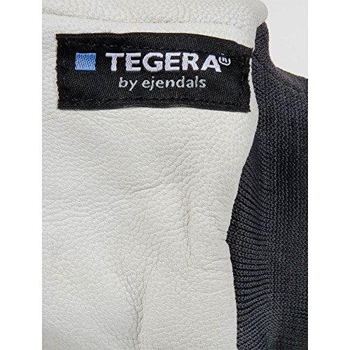 Ejendals Lederhandschuh Tegera 10, Größe 11, 1 Stück, weiß / schwarz, 10-11 - 2