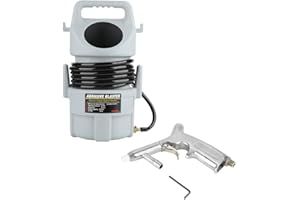 EJOYOUS Portable Pneumatic Sand Blaster Kit Set, Sand Blaster Kit with Sandblasting Gun Long 15 ft Hose & Large 50LB Hopper, High Effective 120 PSI Air Sand Blaster Kit, Sand Blaster Kit for Abrasive Media