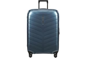 Samsonite Attrix - Spinner L, Koffer, 75 cm, 97 L, Blau (Stahlblau)