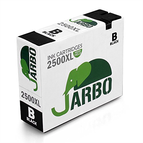 JARBO Ersatz für PGI-2500 XL Tintenpatronen Kompatibel zu MAXIFY MB5050 MB5350 iB4050 Drucker (1 Schwarz,1 Cyan,1 Magenta,1 Gelb) - 2