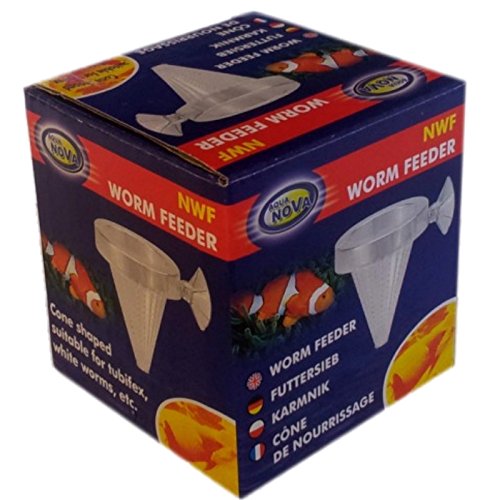 Aqua Nova Worm Cone Live Frozen Fish Food Feeder Buy Online In