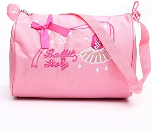 Calli Mini Girls Baby Children Kids Pink Princess Dance Ballet Handbag Single Shoulder Canvas Casual Tote Backpack
