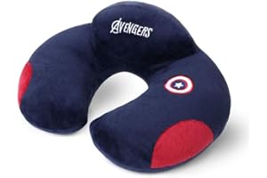 URAQT Oreiller Cervical de Voyage, Tour de Cou Voiture Enfant de Forme, Prend en Charge la Tête, Le Cou et Le Menton, Convient aux Adultes et aux Enfants