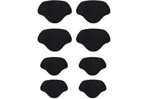 WXNPA 4 Paia Salva Tallone per Scarpe, Talloniere, Salva Tallone per Scarpe Sportive, Autoadesiva Salva Tallone per Scarpe per Donna/Uomo/da Ginnastica（Nero）