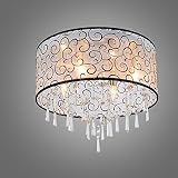 OOFAY LIGHT® Einfache und graziöse Kristallleuchte 4 Stücke-Kristall-Deckenlampe für Wohnzimmer Moderne Kristallleuchte Kristall-Deckenlampe für Schlafzimmer - 3