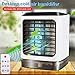 Produktbild Hunpta@ Luftkühler,Mobile Klimaanlage,USB Mini tragbare Klimaanlage Luftbefeuchter Luftkühler Verbesserte Stummschaltung Air Cooler Raumkühler (Weiß)