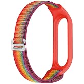 Smart Bracelet Compatible with Coverzone Xiaomi Mi Band 3/4/ 5/6 and Band 7 Quality Replacement Watch Cord Double Layer Fabric