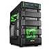 Price comparison product image PALICOMP NVIDIA Gaming PC AMD FX-8350 8-CORE 4.0Ghz Turbo 4.2Ghz - 16GB 1600Mhz Crucial Ballistix Sport - 2TB Sata3 HDD - NVIDIA GTX1060 3GB - 4K 1080p Gaming System - No OS - Sharkoon BD28-W Green Case