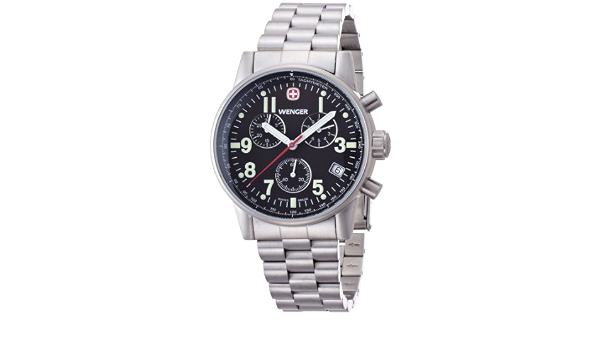 Wenger Watch 20718261 Black : Amazon.co 