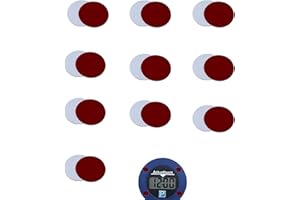 Yatrosynth 20 Stück Ersatz Klebepads Set, Klebesticker Parking Disc, Kompatibel mit Needit Park Lite Parkscheibe, Doppelseitiger Spezialkleber