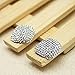 So Beauty 2 pcs Women's Metal Toe Nails Covers Decoration Rhinestone False Toenail Wrappers Silver