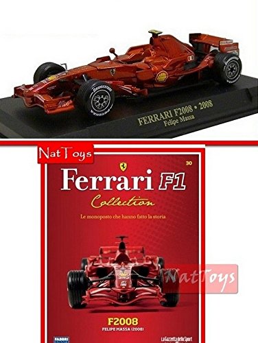 EDICOLA Ferrari Collection F1 F2008 2008 Massa + fascicolo 30 Die CAST 1:43 Model Scale Compatible avec