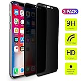 [Face ID Compatible] --- Vakuum-Beschichtungstechnologie und hochwertige gehärtetes Glas geben Ihrem iPhone Xs / X 99,9% HD Klarheit und Touch-Genauigkeit glatt. Spezielles Design wirkt sich nicht auf die Gesichtserkennung und die Frontkamera aus.