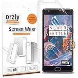 Orzly Multi-Pack of 5 Transparent Mobile Screen Guards Sheets for OnePlus 3 Smartphones