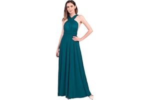 IBTOM CASTLE Femme Robe Longue de Cérémonie Chic Robe Ado Multi-Style Sexy Taille Haute sans Manche Robe Fille d’Eté Bandage de Soirée Cocktail Demoiselle d'honneur Mariage Fête Aniversaire