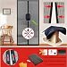 Magic Magnetic Door Curtain Mesh Bug Insect Mosquito Hands Fastening Fly Screen, 90cm x 210cm - Black by DURSHANI