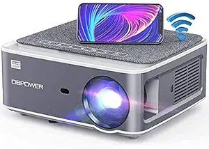 1080P WiFi Projector, 8500L Full HD Outdoor Movie Projector, Support 4D Keystone Correction, Zoom, PPT, 300