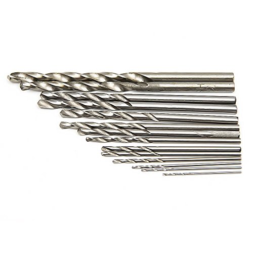 Fortag 150 tlg HSS Mini Spiralbohrer Micro Bohrer Set Holzbohrer Handspiralbohrer Bohrersets Spiralbohrer-Set Handbohrer Drillbohrer Drill Set 0.4mm-3.2mm - 7