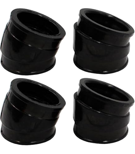 Kit Collettore Aspirazione Carburatore GOOFIT Per Honda CB650 RC03 1979-1982 – 4 Pezzi In Metallo Con Guarnizioni, Distanza Fori 31 Mm, OEM 16211-426-000
