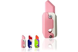 DONGTATA 3D Gravity Knife Decompressione Fidget Giocattoli Adulti Fidget Knife sensoriali Fidget Spinner Autismo sensoriali di soccorso dello stress Giocattolo Carota Coltello di plastica Coltello di plastica