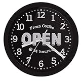 El reloj que funciona en silencio no lo molestará cuando trabaje o duerma. La superficie hace que el reloj tenga un ambiente cultural y retro, más atractivo. El reloj funciona en silencio.