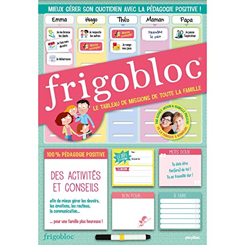 Télécharger Tableau des missions aimanté Frigobloc - Pédagogie positive Livre PDF Gratuit
