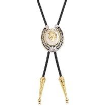 Cowboy Bolo-Krawatte Mit 3D-Pferd – Western-Accessoire Für Damen & Herren, Verstellbar