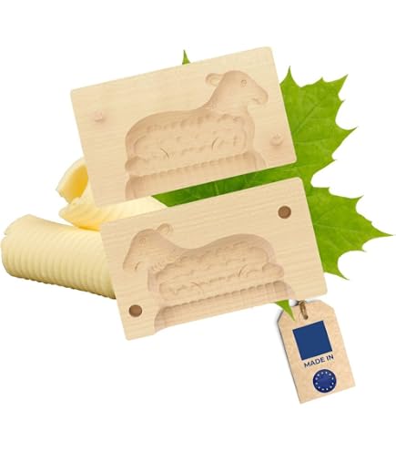 Moule à Beurre Hofmeister En Bois | Motif Cœur | Pour Décoration De Table | Naturel Et Hygiénique | Fabriqué En Allemagne