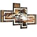 Produktbild Bilderdepot24 Kunstdruck African Savannah M1 - P203-100x70cm - 4teilig preisgünstig und stilsicher