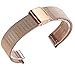 Produktbild Hunpta@ Mode Sport Edelstahl Armband mit Metallverbindern für Xiaomi Huami Amazfit Bip(190 mm) (Roségold)