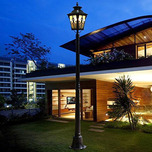 Preisvergleich Produktbild pwne Lampe Wandleuchte Villa Park im europäischen Stil Straßenbeleuchtung Landschaft Beleuchtung Garten beleuchtung lampe wasserdicht Rasen Säule Lampe, Preiswert, einen angenehmen Einkauf