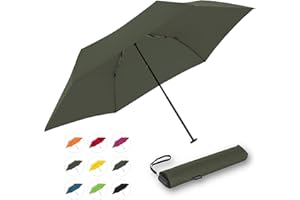 Doppler Taschenschirm Zero,99 Flat I Ultra leichter Regenschirm I Kleiner Schirm I Mini Regenschirm I Leicht zu Öffnen I Flach & kompakt I Taschenregenschirm windproof