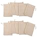 Price comparison product image 10pcs Hessian Linen Jute Drawstring Gift Bags Sacks Party Favor 10 x 14cm