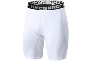 HYCOPROT Shorts de Compression pour Homme, Short de Sport Respirant à Séchage Rapide Short de Course, Couche de Base pour l'Entraînement de Course à Pied