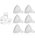 Lot De 4 Ampoules LED GU5.3 MR16 – Blanc Chaud 2700K – 5W 430lm – Pour Spots 12V – Neuf