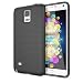 Produktbild NALIA Handyhülle kompatibel mit Samsung Galaxy Note 4, Ultra-Slim Case Hülle Soft Punkte Schutzhülle Dünn, Etui Handy-Tasche Schale Back-Cover Bumper TPU Smart-Phone Silikon-Hülle - Mesh Schwarz