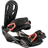 Speed   Schnallen Nitro Kinder Charger (Cardboard Box) Snowboardbindung, red, M